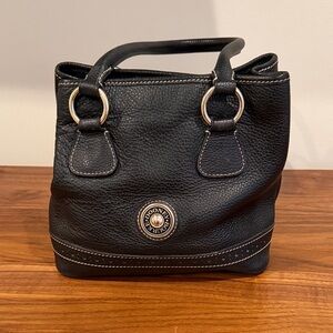 Dooney & Bourke Black Pebbled Leather Shoulder Bag